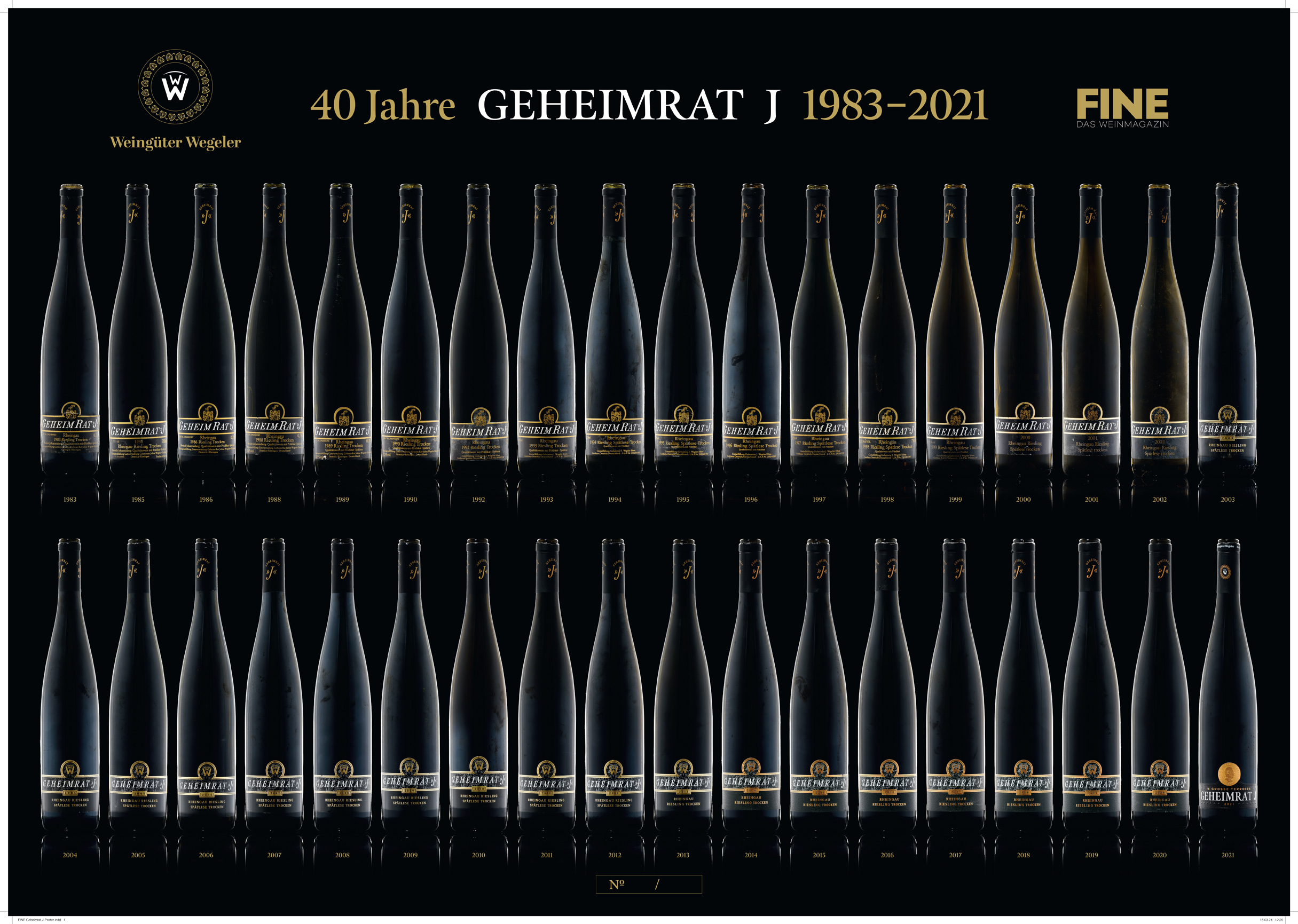 40 Jahre Geheimrat »J« - Das Poster