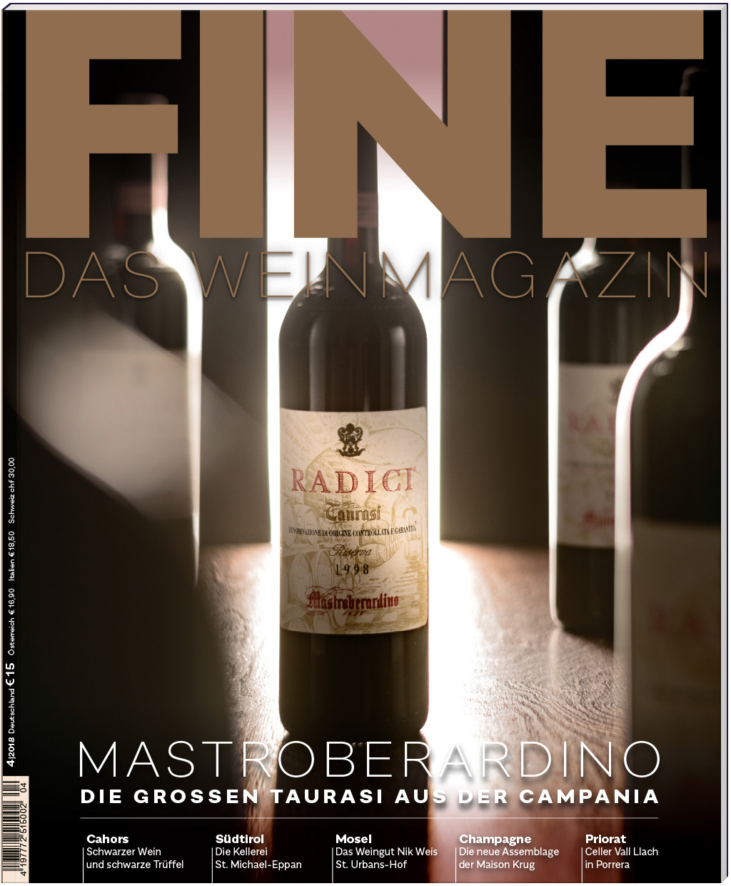 FINE Das Weinmagazin, 43. Ausgabe - 04/2018