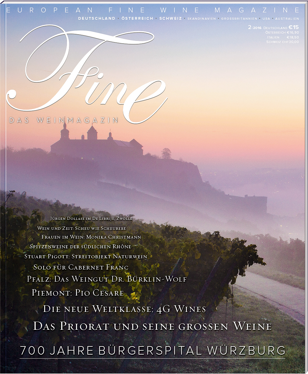 FINE Das Weinmagazin, 33. Ausgabe - 02/2016
